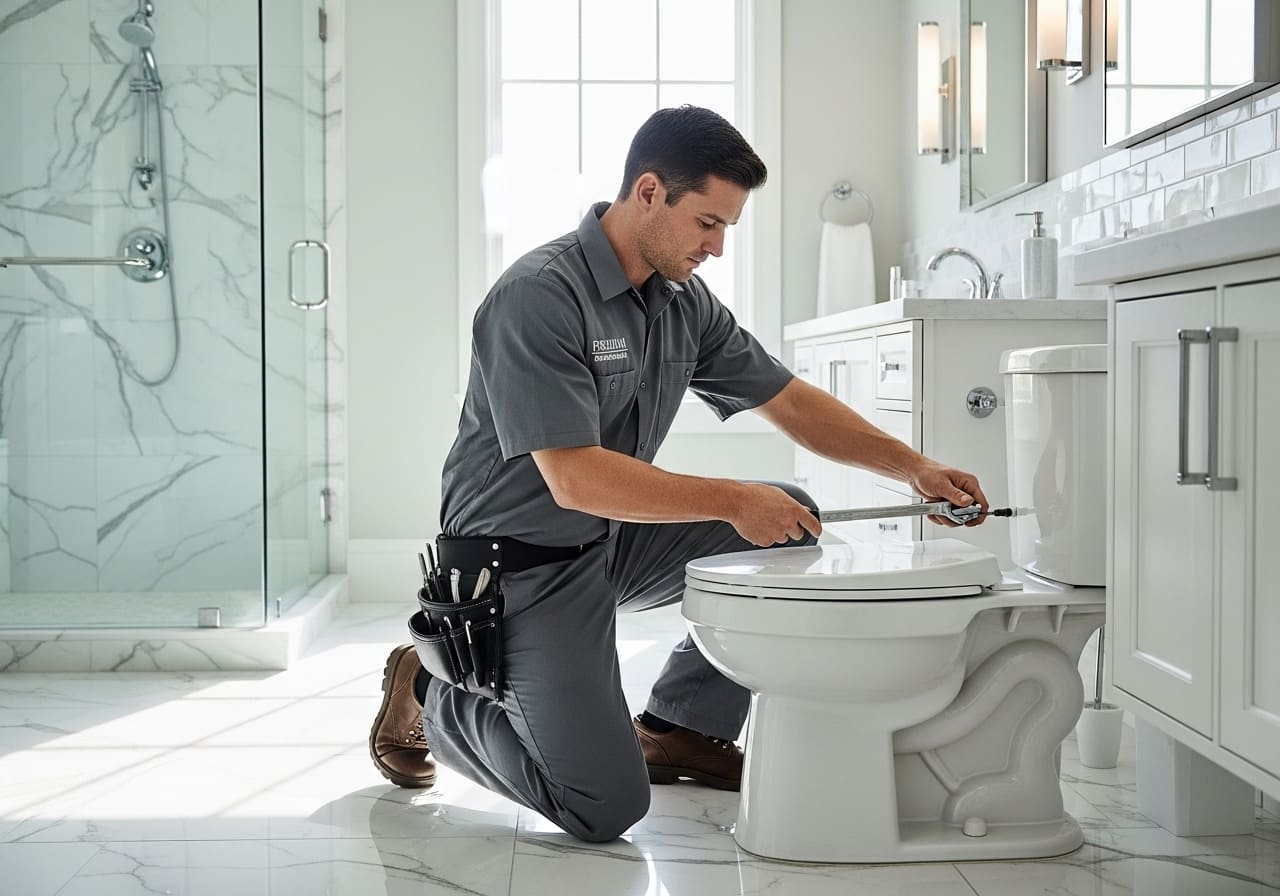 Toilet Repair & Installation in Huntington