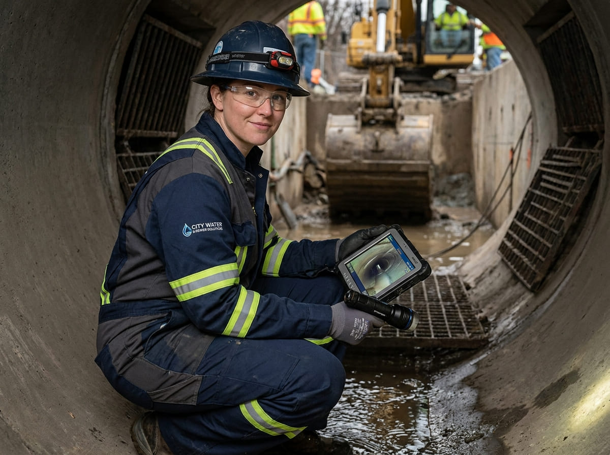 Sewer Line Inspection & Replacement in Huntington
